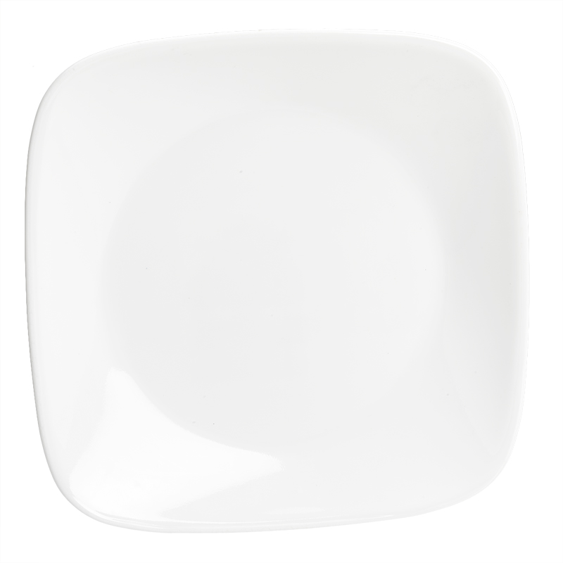 Corelle Square Bread and Butter Plate - Pure White - 16.5cm