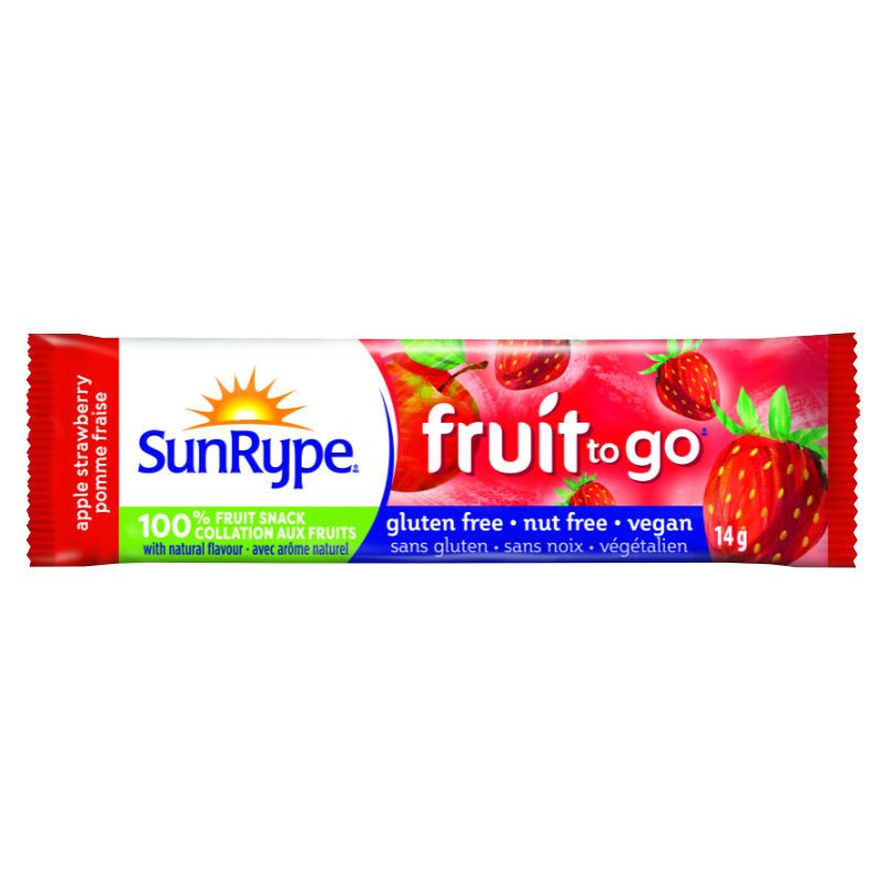 Sun-Rype Fruit To Go - Apple Strawberry - 14g