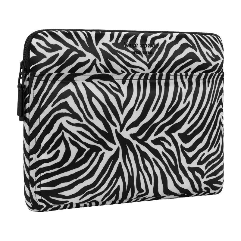 Kate Spade New York Notebook Sleeve for 14 Laptops - Zebra