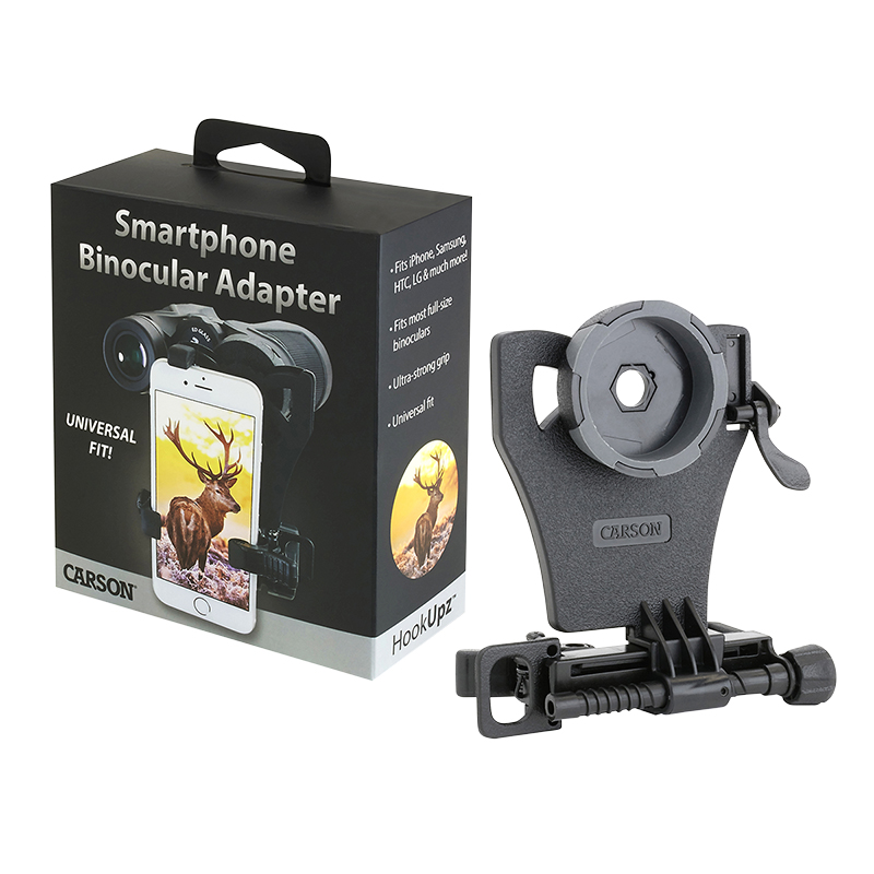 Carson HookUpz Smartphone Binocular Adapter - Black - IB-700