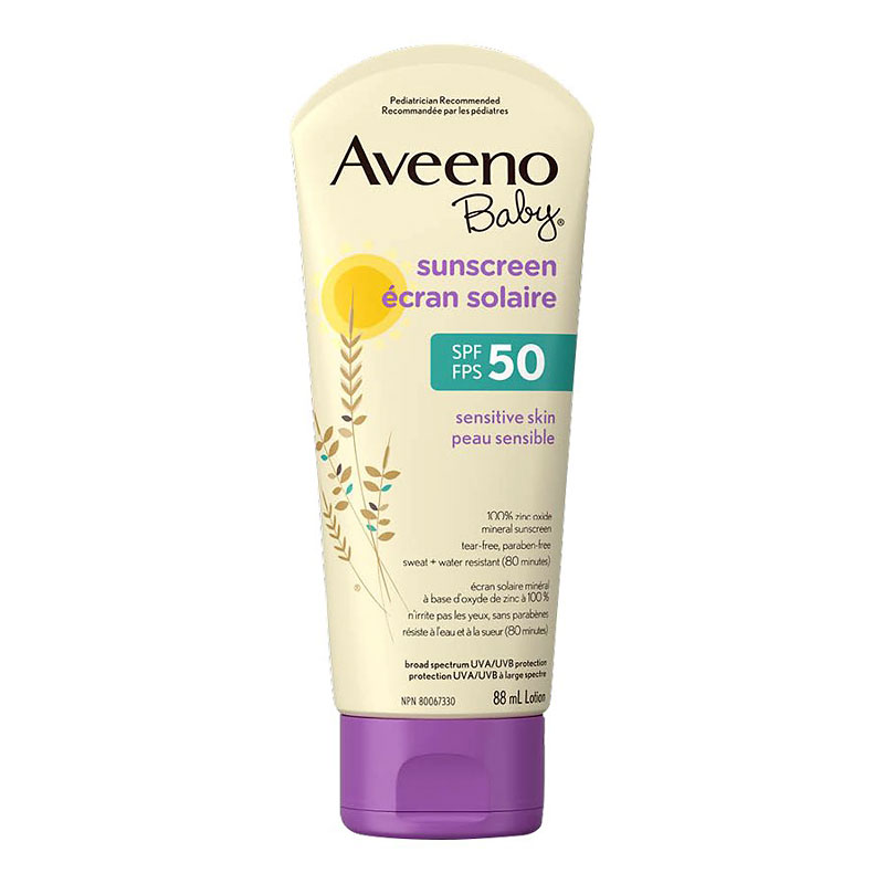 Aveeno Baby Sunscreen Lotion - Sensitive Skin - SPF 50 - 88ml