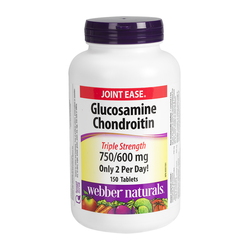 Webber Naturals Glucosamine & Chondroitin - 750/600mg - 150s
