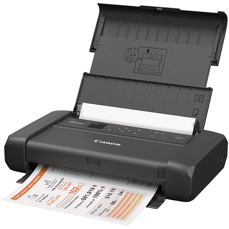 Canon PIXMA TR150 Wireless Portable Printer with Battery Pack - 4167C023