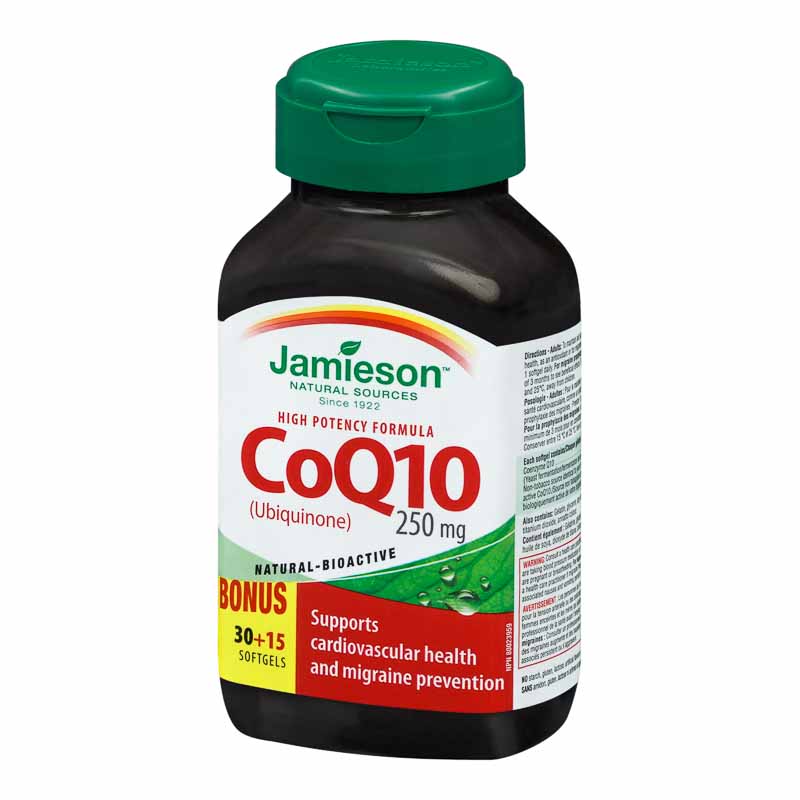 Jamieson High Potency CoQ10 250 mg - 30's