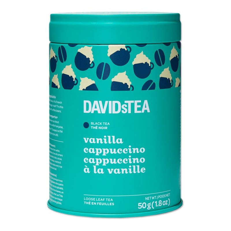 DAVIDsTEA Black Tea - Vanilla Cappuccino - 50g