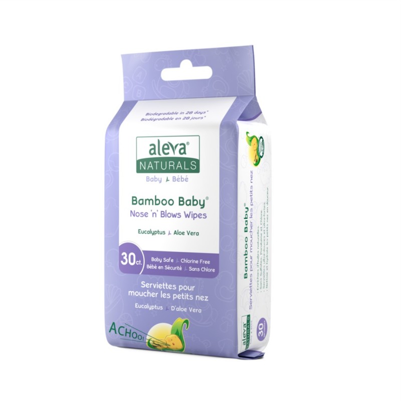 Bamboo Baby Nose n Blow Wipes - 30's