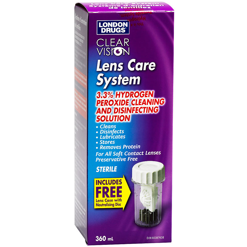 London Drugs Clear Vision Lens Care System - 360ml