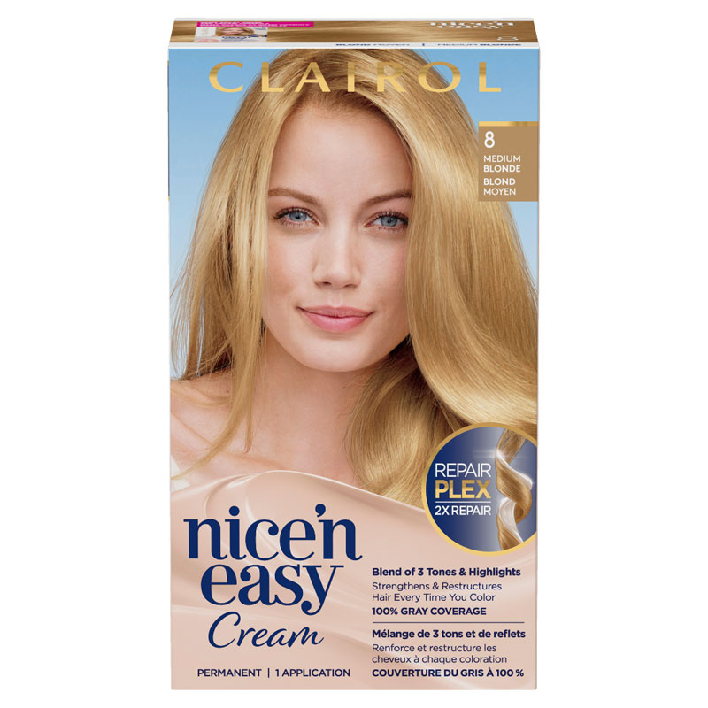 Clairol Nice'n Easy Hair Color - Medium Blonde (8)