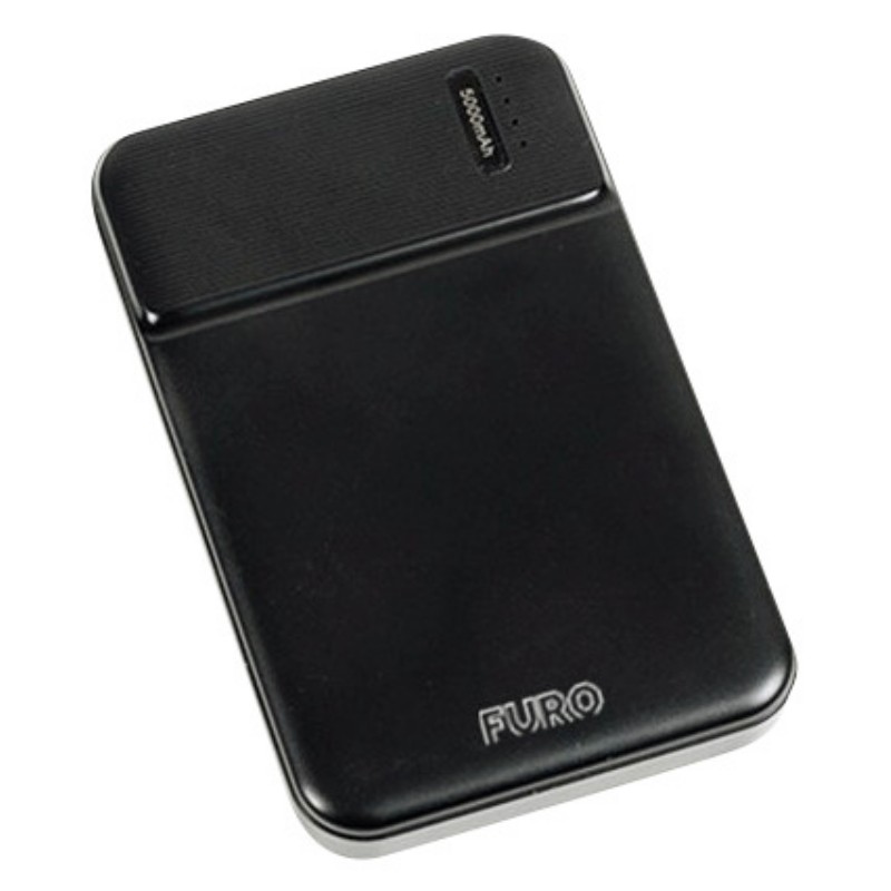 Furo 5000 Slim Power Bank - Black - FT8289