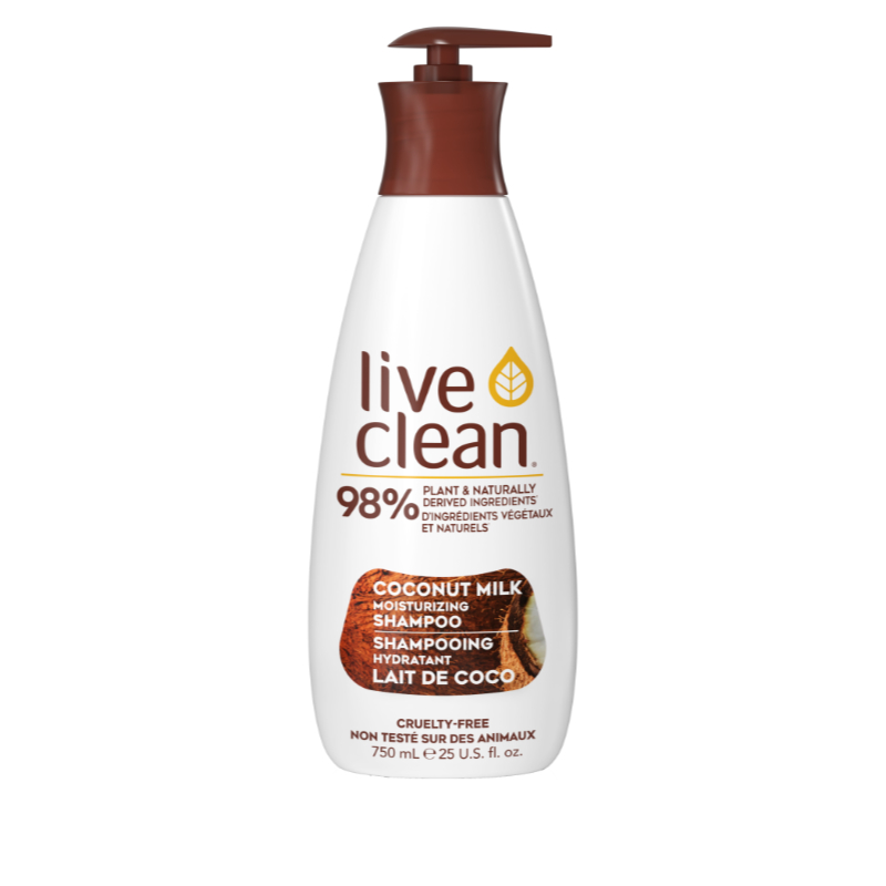 Live Clean Coconut Milk Moisturizing Shampoo - 750ml