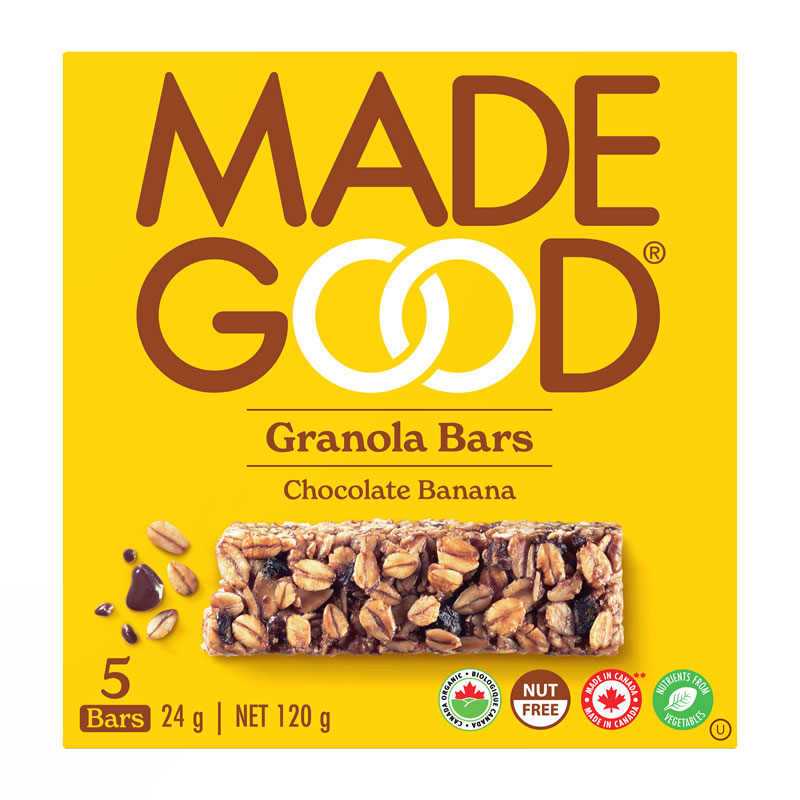 Made Good Chocolate Banana Granola Bar - 5pk/120g