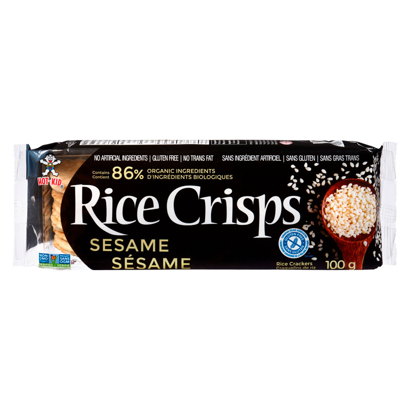 Hot Kid Rice Crisps - Sesame - 100g