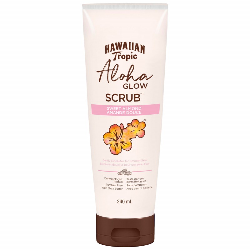 Hawaiian Tropic Aloha Glow Scrub - Sweet Almond - 240ml