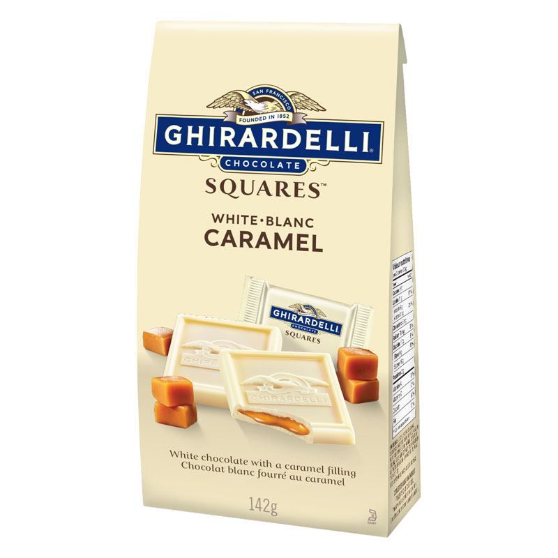 Ghirardelli White Chocolate Caramel Squares - 142g