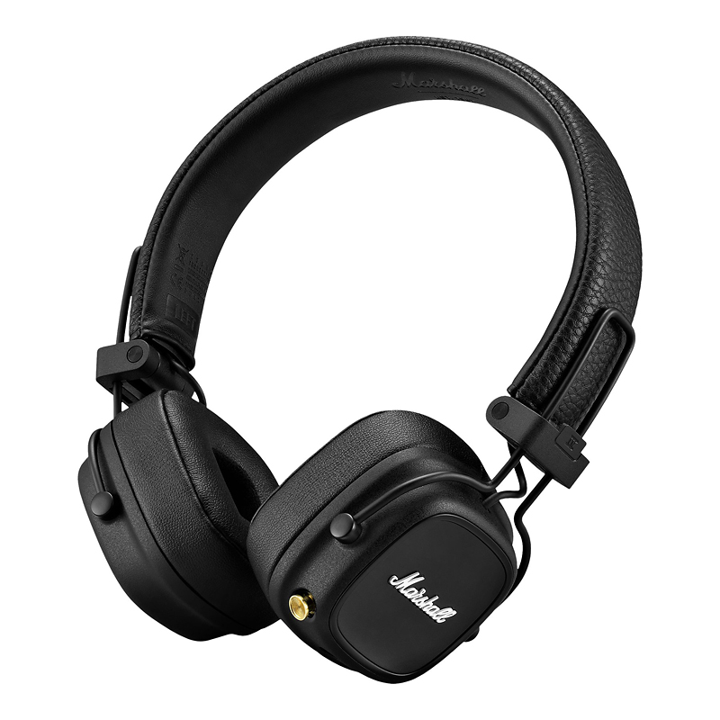 Marshall Major IV Bluetooth Headphones - Black - 1005773