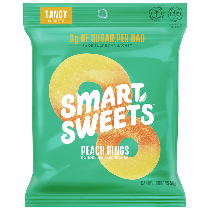 Smart Sweets Peach Rings - 50g