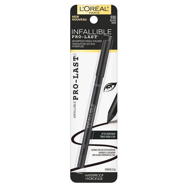 L'Oreal Infallible Pro-Last Waterproof Pencil Eyeliner - Black