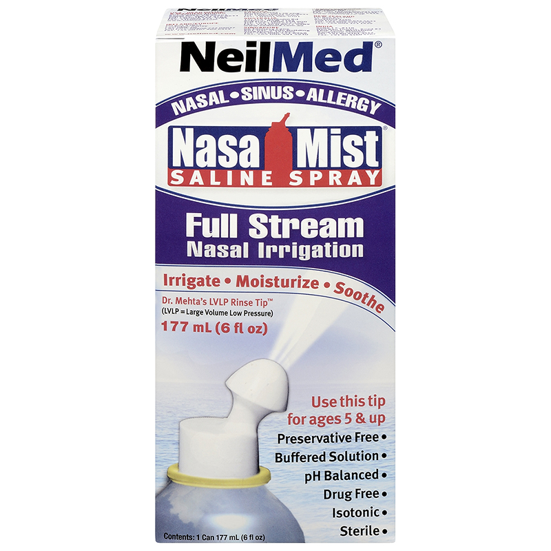 NeilMed NasaMist Saline Spray - Full Stream - 177ml