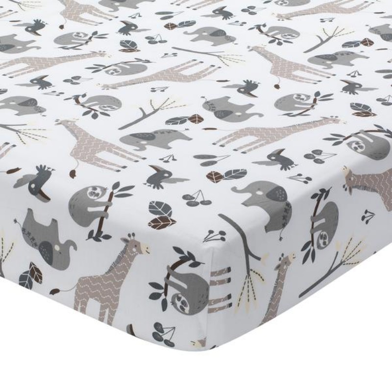 Lambs & Ivy Fitted Sheet - Jungle