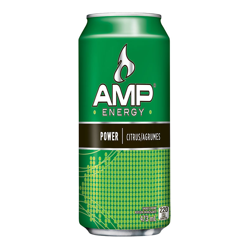 AMP Power Energy Drink - Citrus - 473ml | London Drugs