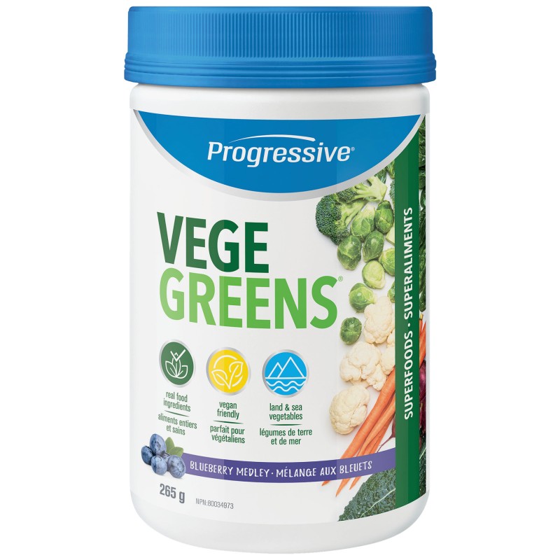 Progressive Vege Greens Blue Berry - 265g