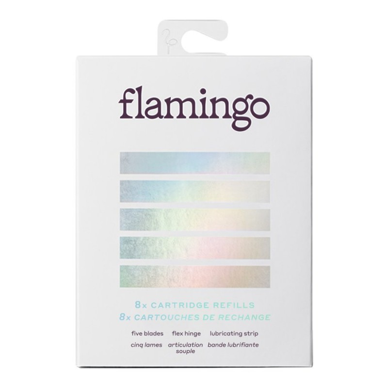 Flamingo Refillable Razor Cartridges - 8s
