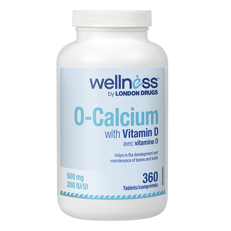 Wellness by London Drugs O-Calcium with Vitamin D - 360s