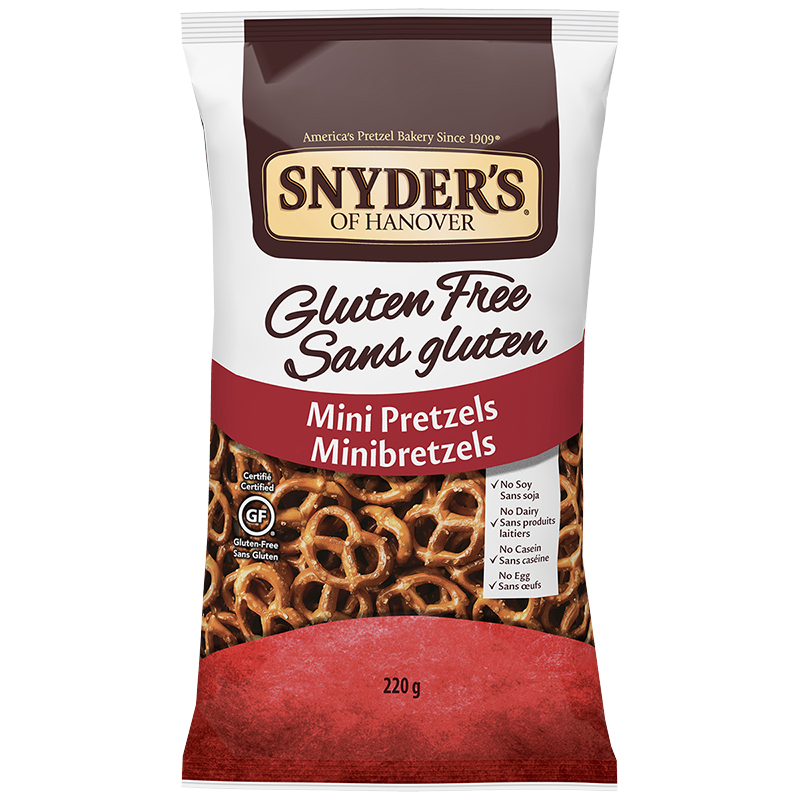 Snyder's Mini Pretzels - Gluten Free - 220g