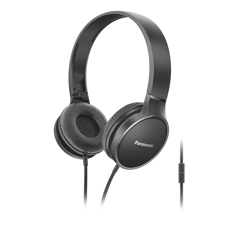 Panasonic On-Ear Headphones - Black - RPHF300MK