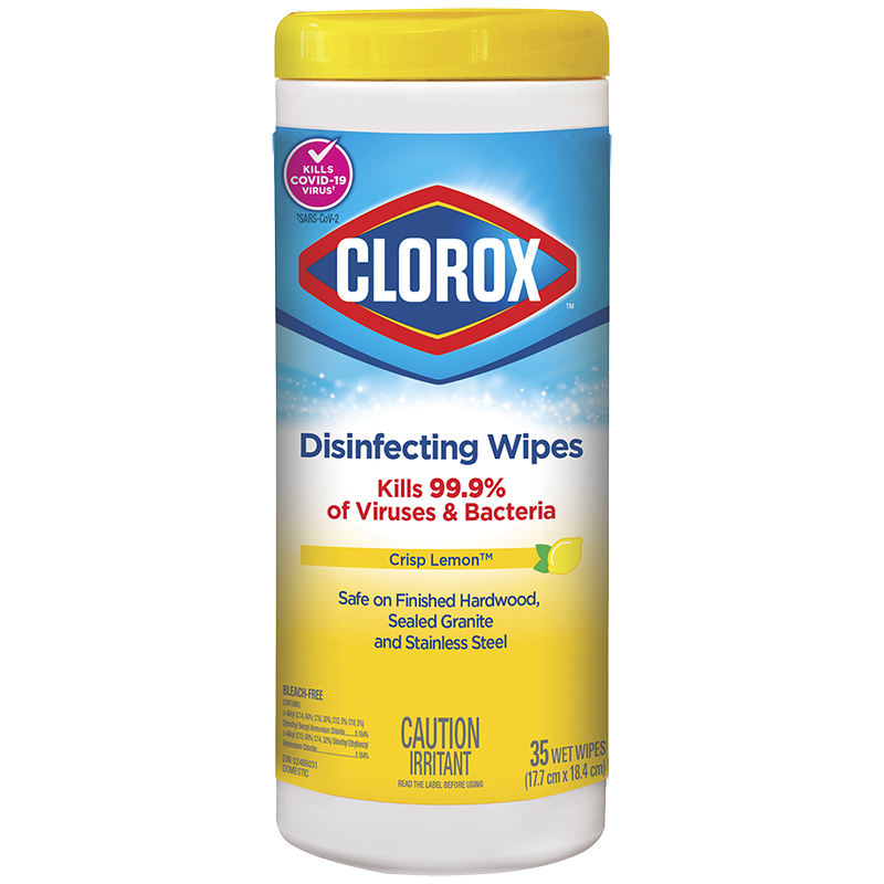 Clorox Disinfecting Wipes - Lemon Fresh - 35s