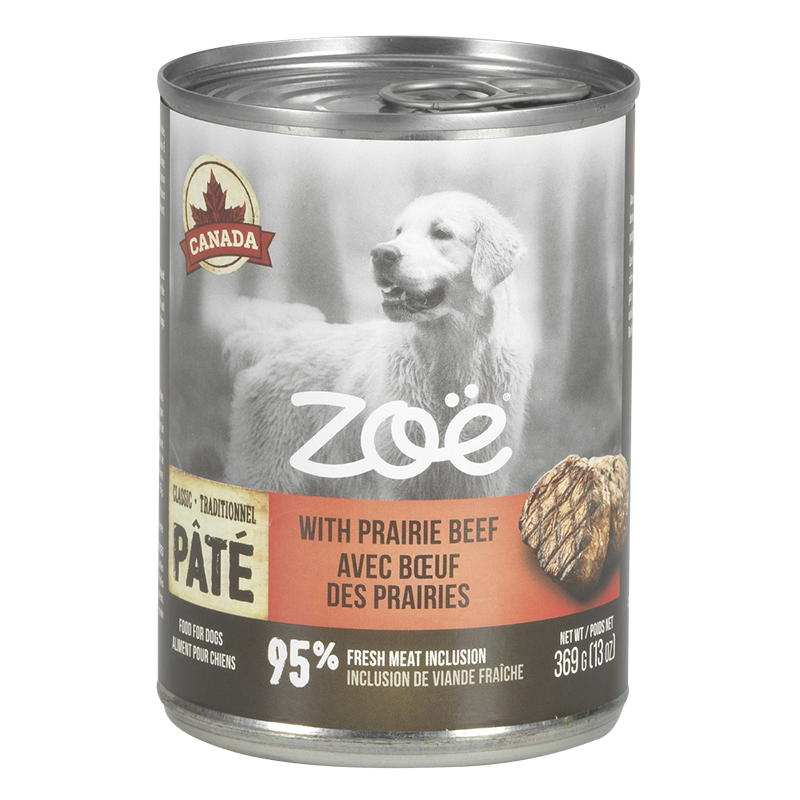 Zoe Pate Dog Food - Prairie Beef - 369g