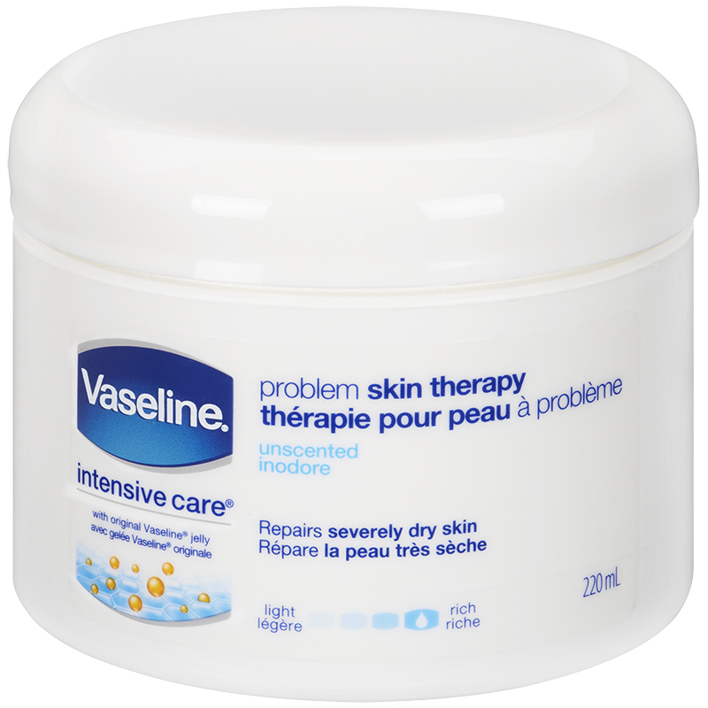 Vaseline Problem Skin Therapy Creamy Petroleum Jelly - Unscented - 220ml