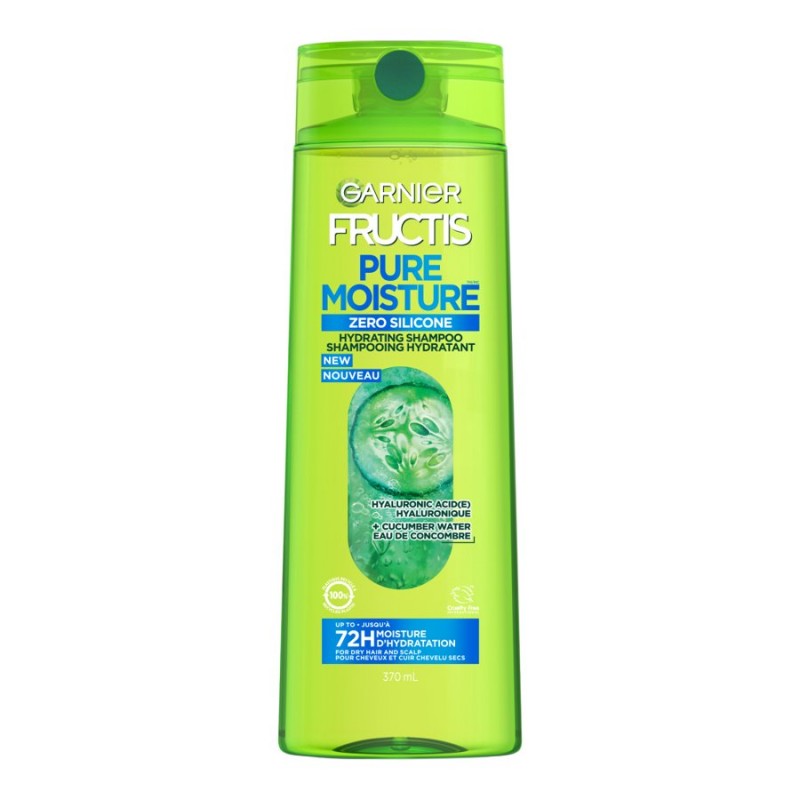 Garnier Fructis Pure Moisture Hydrating Shampoo - 370 ml