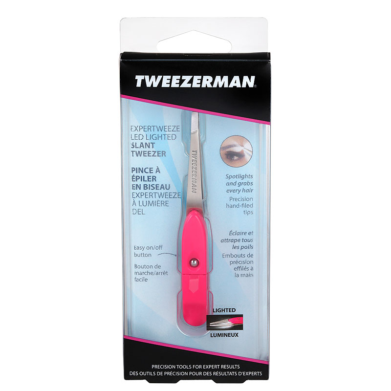 Tweezerman LED Lighted Slant Tweezer - 1278-R
