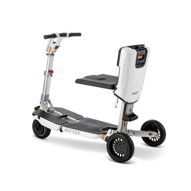 Moving Life - ATTO Folding Mobility Scooter - White - MLAT01100B20