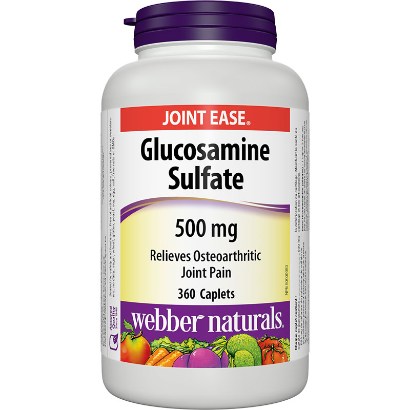 Webber Naturals Glucosamine Sulfate 500mg - 360s