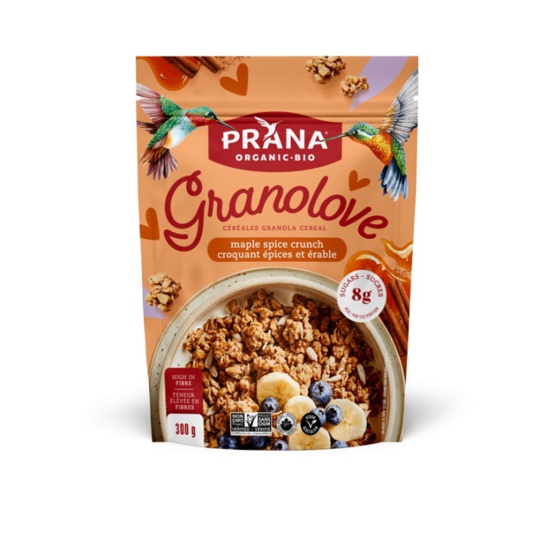 Prana Organic Granolove Maple Spice Crunch - 300g