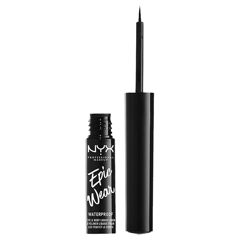 NYX Professional Makeup Epic Wear Waterproof Eye & Body Liquid Liner - Black