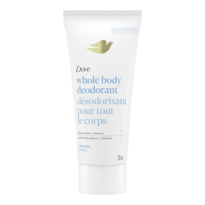 Dove Whole Body Deodorant Cream - Unscented - 73ml