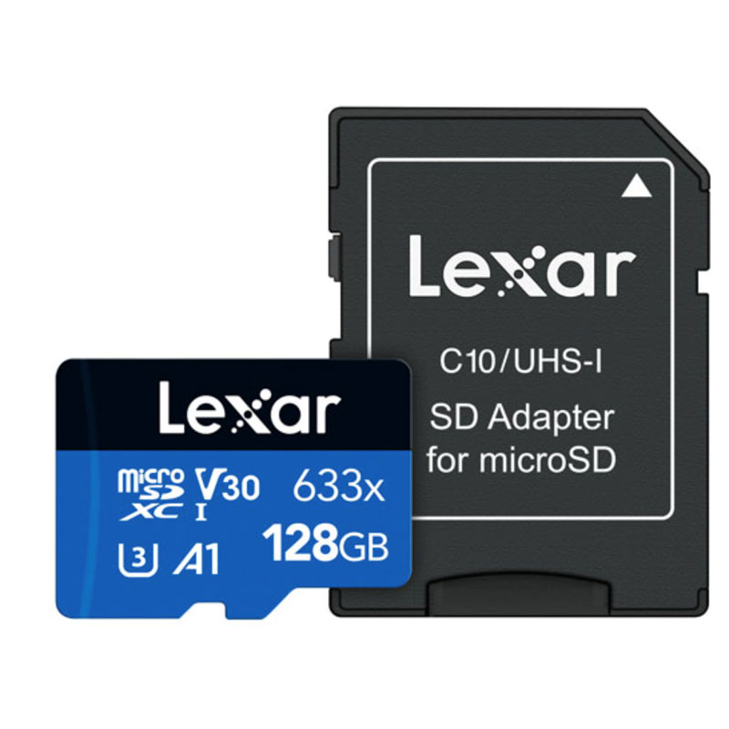 Lexar High-Performance 633x MicroSD Card - 128GB - LSDMI128BBNL633A