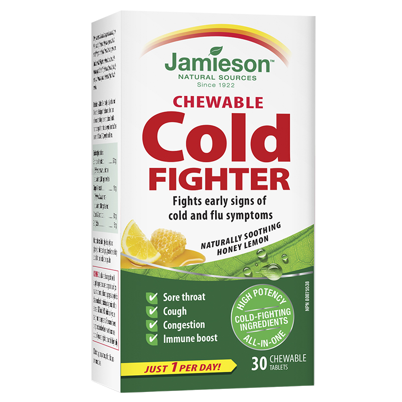 Jamieson Chewable Cold Fighter - Honey Lemon - 30s