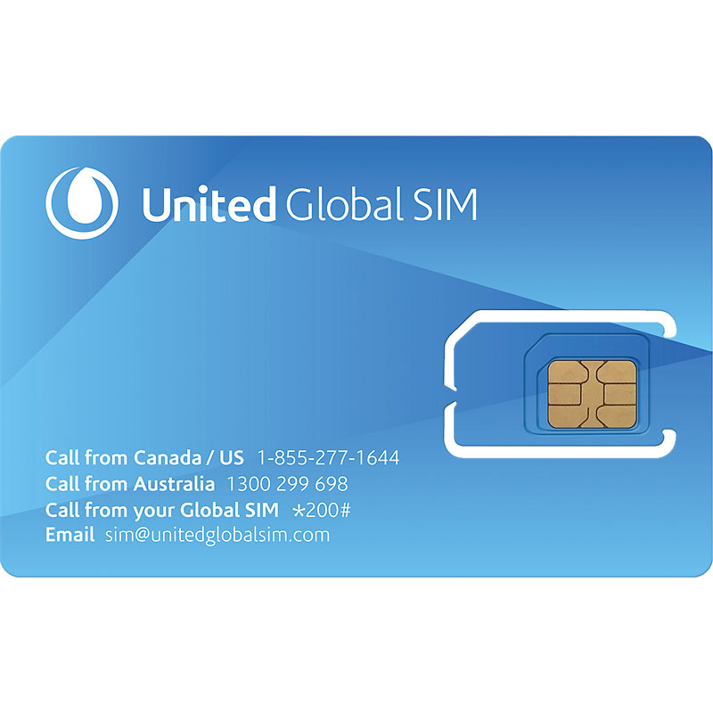 United Global SIM Card - 3-in-1 - 52015 | London Drugs