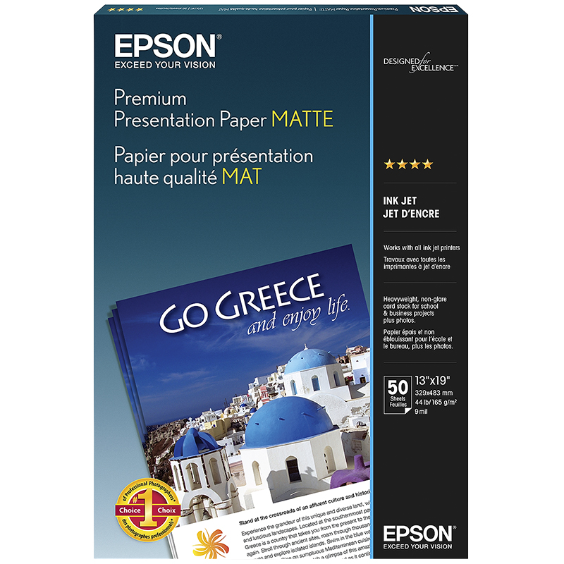 epson presentation paper matte 13 x 19