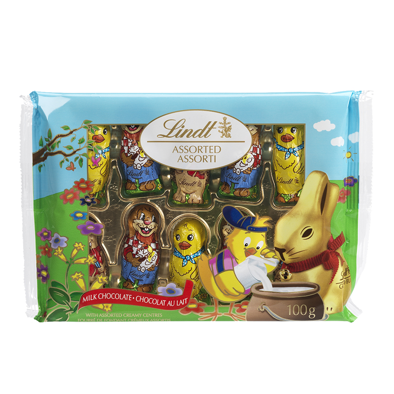 Lindt Easter Fun Friends Milk Chocolates - 100g