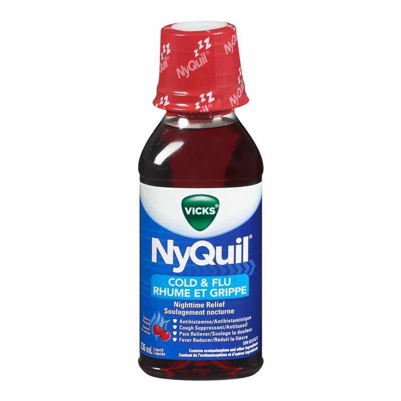 Vicks Nyquil Liquid for Cold and Flu - Cherry