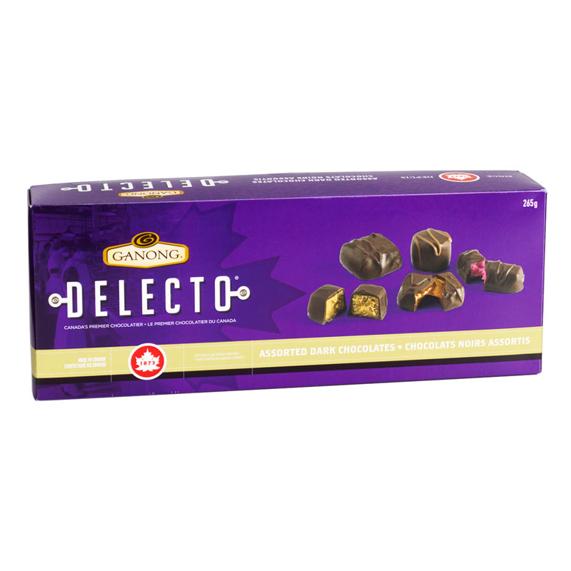 Ganong Delecto Assorted Dark Chocolates - 265g