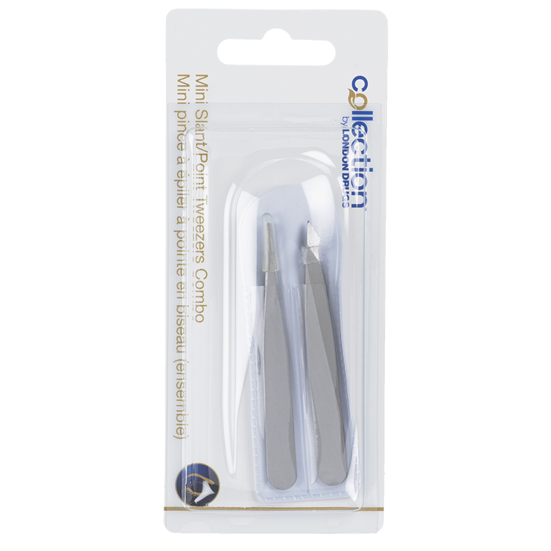 Collection by London Drugs Mini Slant & Point Tweezers Combo - 01-17098-E02