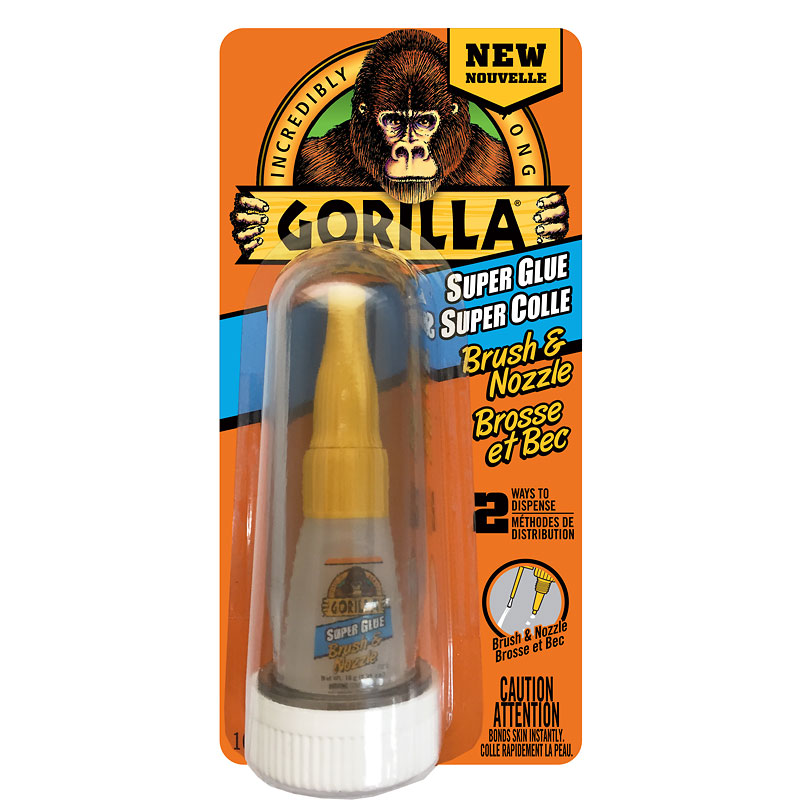 Gorilla Super Glue with Brush