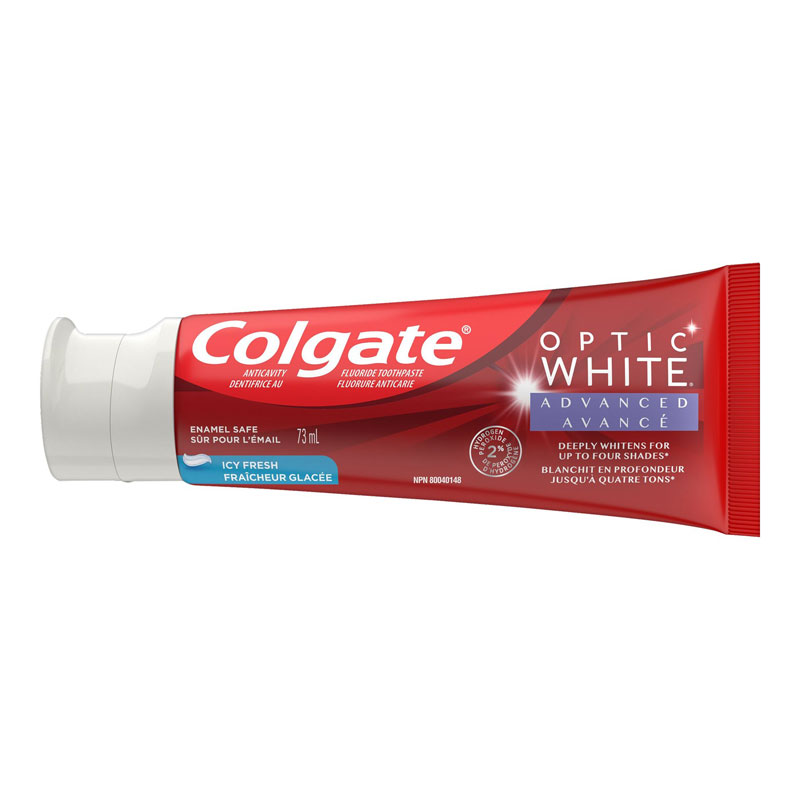 Colgate Optic White Advanced Whitening Toothpaste - Icy Fresh - 73ml