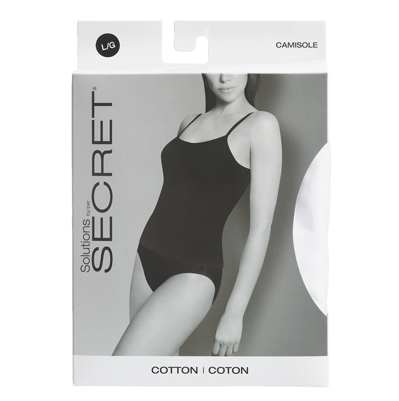 Solutions by Secret Camisole - White - S